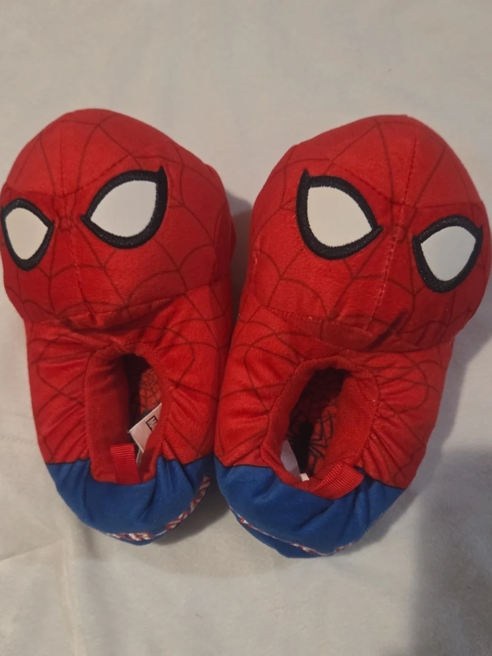 Marvel Spider-Man Red and Blue Kids Slip-On Slippers
